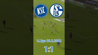 Karlsruher SC - FC Schalke 04 2. Bundesliga 26.2.2022 #shorts #s04 #ksc