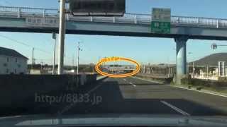 香川県坂出市川津町 国道11号線西行き Hシステムオービス