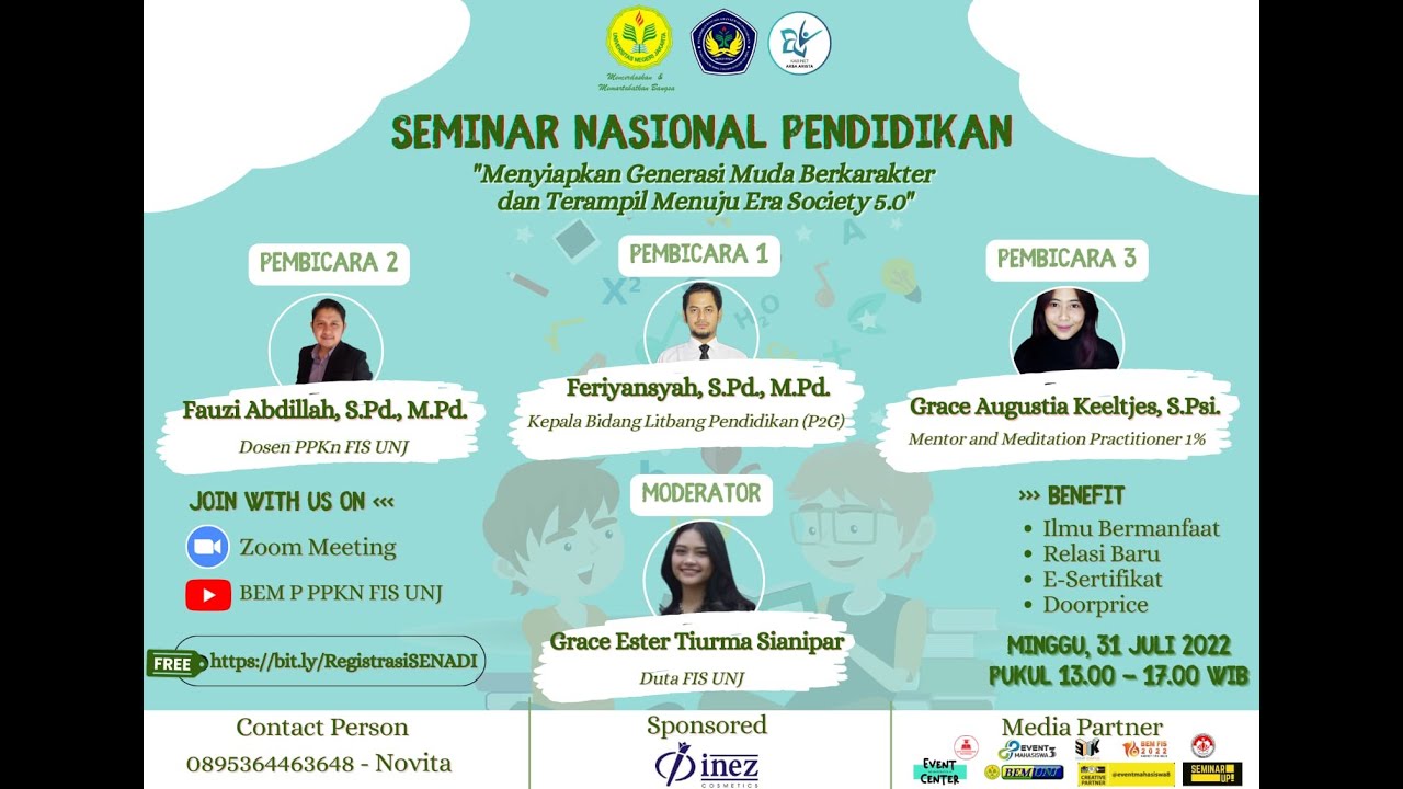 Seminar Nasional Pendidikan 2022 BEM P PPKn UNJ - YouTube