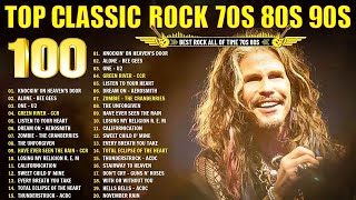 Top 100 Classic Rock Songs Of All Time 🎸 Nirvana, Led Zeppelin, Bon Jovi, Aerosmith, U2, ACDC...