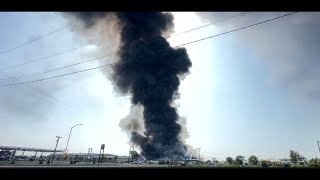 Smoke rises after large fire reportedly erupts in West Memphis warehouse