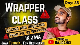 Lecture 34 | Java Wrapper Classes Explained with Examples | Primitive vs Wrapper Classes in Java