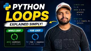 Python Loops Complete Tutorial in Hindi | For, While, Range, Zip, Enumerate, Break, Continue