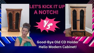 DIY Transformation: From Old CD Cabinet to Modern Multi-Use Cabinet!