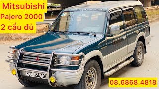 Xe 7 chỗ 2 cầu giá dưới 100tr | Mitsubishi Pajero GL 2000 | Thân vỏ + Động cơ + Cầu sô siêu chất