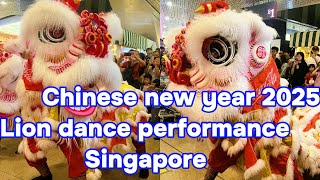 CHINESE NEW YEAR 2025:EPIC COCA COLA LION DANCE AND DRAGON DANCE PERFORMANCE AT JEM  MALL SINGAPORE