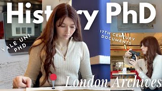 Yale History PhD Student Vlog | A Day in the London Archives (Dissertation Diaries Ep. 28)