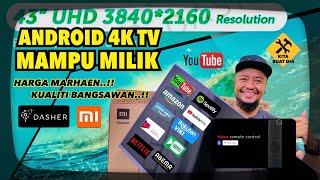 ANDROID 4K TV HARGA RAKYAT..!! KUALITI BANGSAWAN..!! | Mi 4K Android TV