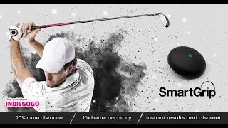 SmartGrip: The smartest, most discreet on-the-course golf grip training aid in the world.