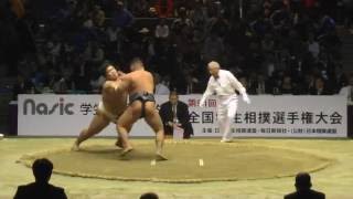 20131103 第91回全国学生相撲選手権大会　団体決勝　東洋大ー近畿大