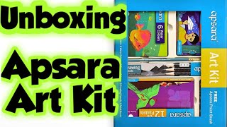 Unboxing Apsara Art kit/Art kit for beginners/Unboxing and review of apsara Art kit/Artist kit/Gift