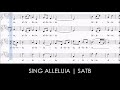 Sing Alleluia | SATB