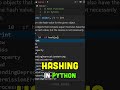 Hashing In Python! #python #programming #shorts