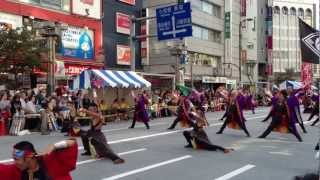 第13回東京よさこい ところざわ武蔵瀧嵐 HD 2012アゼリア通りパレード