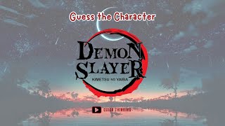 Demon Slayer!! Guess the Character by Quick Thinking