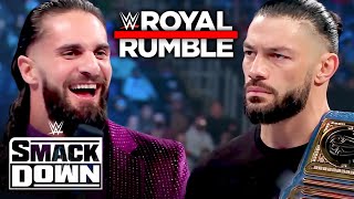 Roman Reigns & Seth Rollins Meet Before Royal Rumble | WWE SmackDown Highlights 1/28/22 | WWE on USA