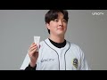 프로야구선수 김원중 롯데 자이언츠 곽빈 두산 베어스 협약식 스케치 영상 team unicity