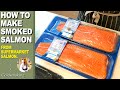 Making Smoked Salmon - From Supermarket Bought Salmon Sides