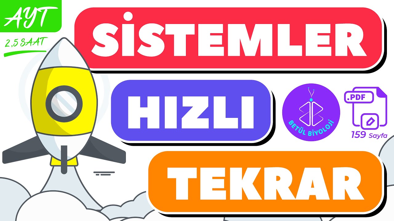 Sistemler Full Tekrar | AYT Biyoloji Konu Anlatımı | Sistemler Özet ...