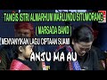 ISTRI ALMARHUM MARLUNDU SITUMORANG (MARSADA BAND) MENYANYIKAN LAGU ANJU MA AU / Tangis Tak Tertahan