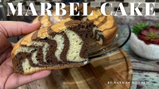 Marble cake | Cocoa Marble cake | Marble Sponge Cake