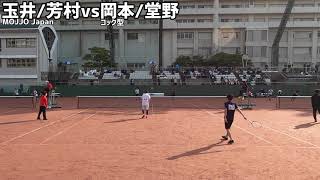 玉井芳村ペア vs 岡本堂野ペア  【MOJJO Japan vs コック型】平和カップ広島国際ソフトテニス大会2021【ソフトテニス】