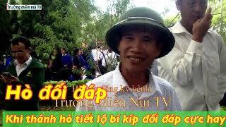 Khi THÁNH hò đối đáp giao duyên truyền đạt lại kinh nghiệm hò | Trường miền núi TV