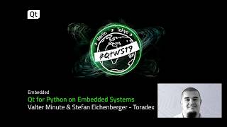 Using Qt for Python for embedded system development