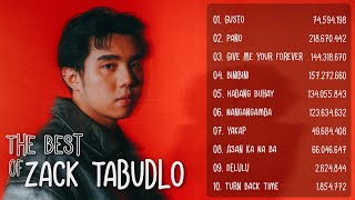 Zack Tabudlo Updated Spotify Playlist 2023 - Collection of million-view songs on spotify