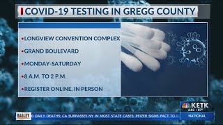 Longview, Gregg County offering free COVID-19 testing