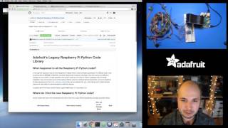 Raspberry Pi & Python 3 code with Tony D! @adafruit #LIVE
