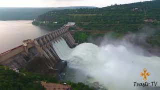 Top View of the Srisailam Dam from Telengana side