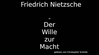 Der Wille zur Macht - Friedrich Nietzsche - Hörbuch 2/2