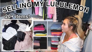 CLEANING OUT MY LULULEMON CLOSET AND SELLING EVERYTHING! shop my lululemon closet!