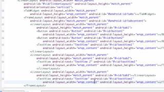 Android Application Development Tutorial 084 Tabs setup with TabHost