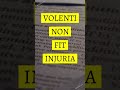 LEGAL MAXIM-3 VOLENTI NON FIT INJURIA / #shorts​​ / #legalmaxims​​ / #lawschool​​ #llb​