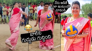 Actress Roja Selvamani Playing Volleyball | Actress Roja Latest Video | News Buzz