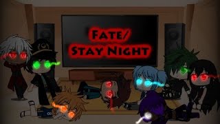 Fandoms react to AMV's and memes//part 2//Fate Stay night//READ PINNED COMMENT