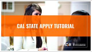 Cal State Apply Graduate Application Tutorial