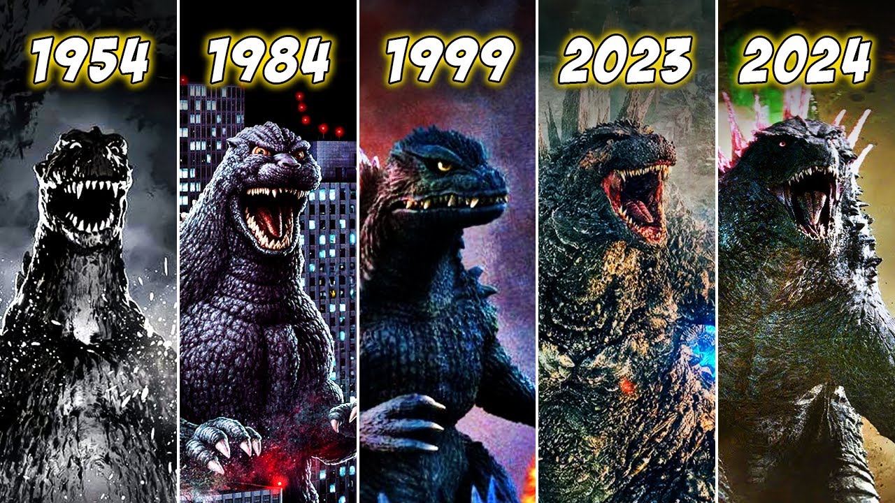 Godzilla Evolution Explained 1954 2024 Godzilla X Kong The New
