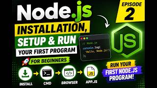 Node.js for Beginners #2 | Install Node.js and Run JavaScript