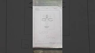 god shiva face drawing #shashi 333 #shorts #trendingshorts