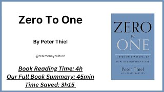 Zero To One By Peter Thiel Full Book Summary