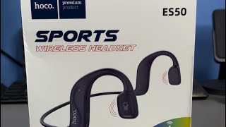 Unboxing hoco SPORTS WIRELESS HEADSET ES50