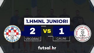 HMNK Vrgorac - MNK Gauni 2:1 | 7.kolo I.HMNL Juniori |