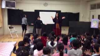 小学校で笑いヨガ♪ Laughter Yoga at elementary school 2013 Feb