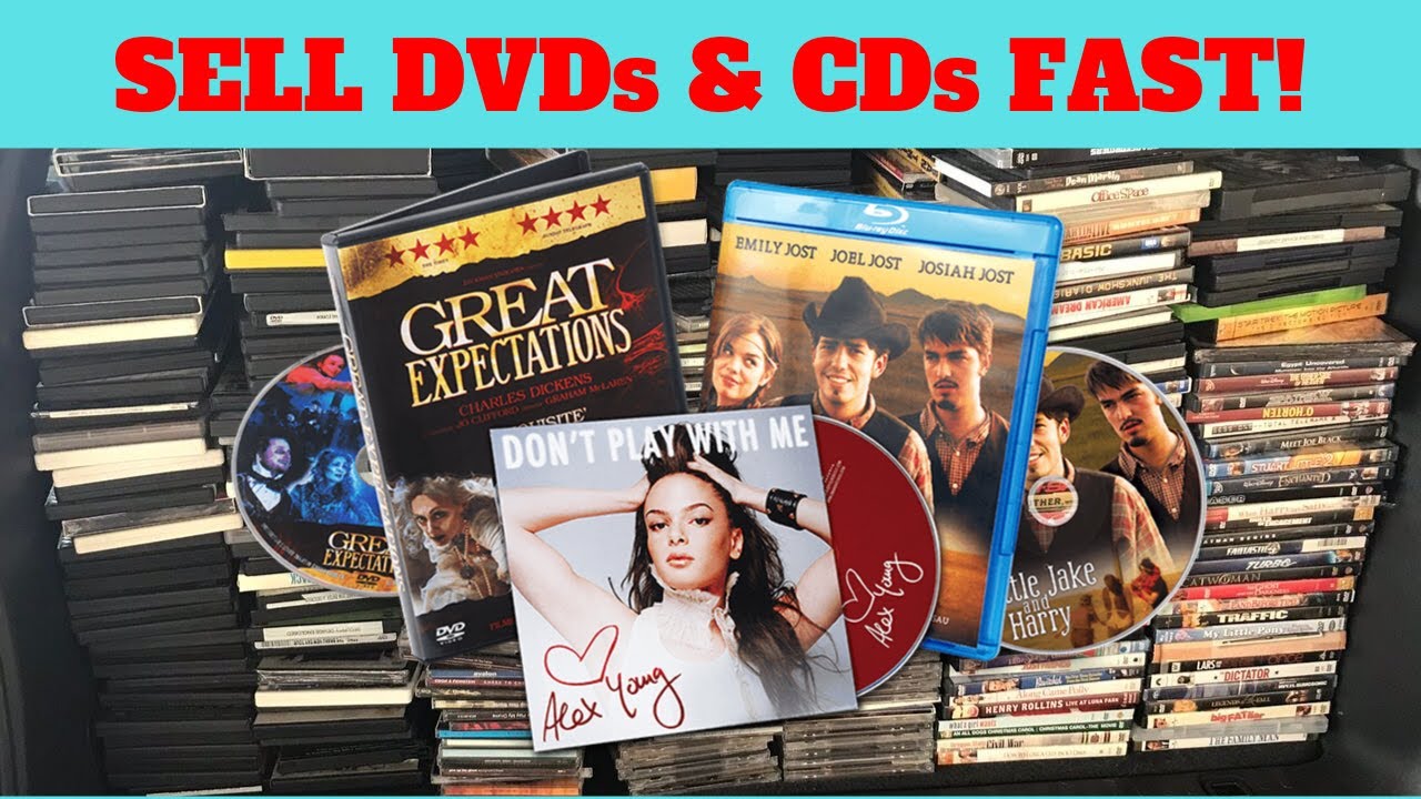How To Sell Bulk Dvds Cds Fast Youtube