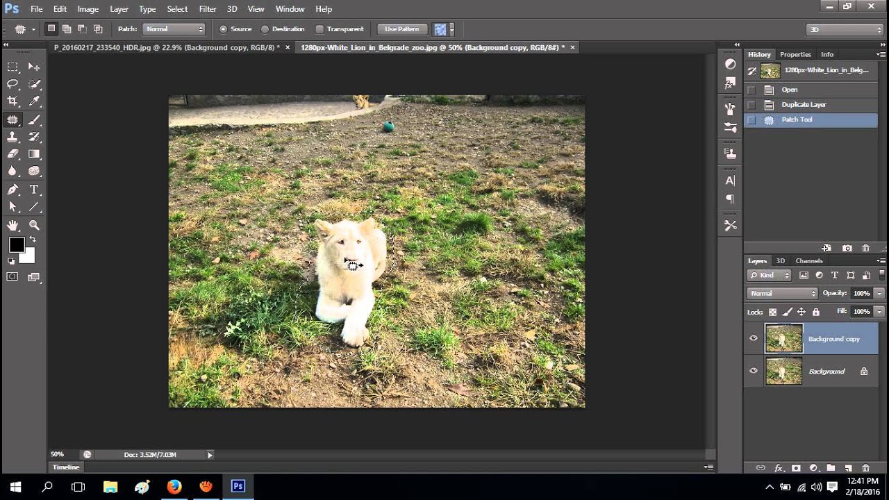 Bagaimana Cara Menggunakan Patch Tool How To Use Patch Tool Youtube