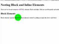 Block and Inline Elements Part 1