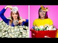 RICH GIRL vs POOR GIRL! 11 Funny DIY Ideas || Awkward Moments & Funny Situations by Crafty Panda